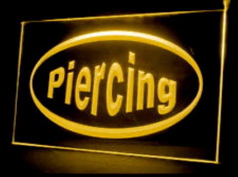Piercing Open LED Neon Sign